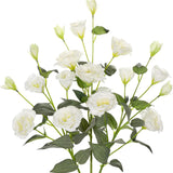 White Artificial Flowers Silk Fake Flower Flowers with Long Stem -34.5"