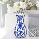 Small Blue and White Vase - 2-Pack 6 Inch for Decor