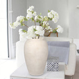 Light Ceramic Vase On the table in the living room