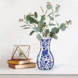 Small Blue and White Vase on the table