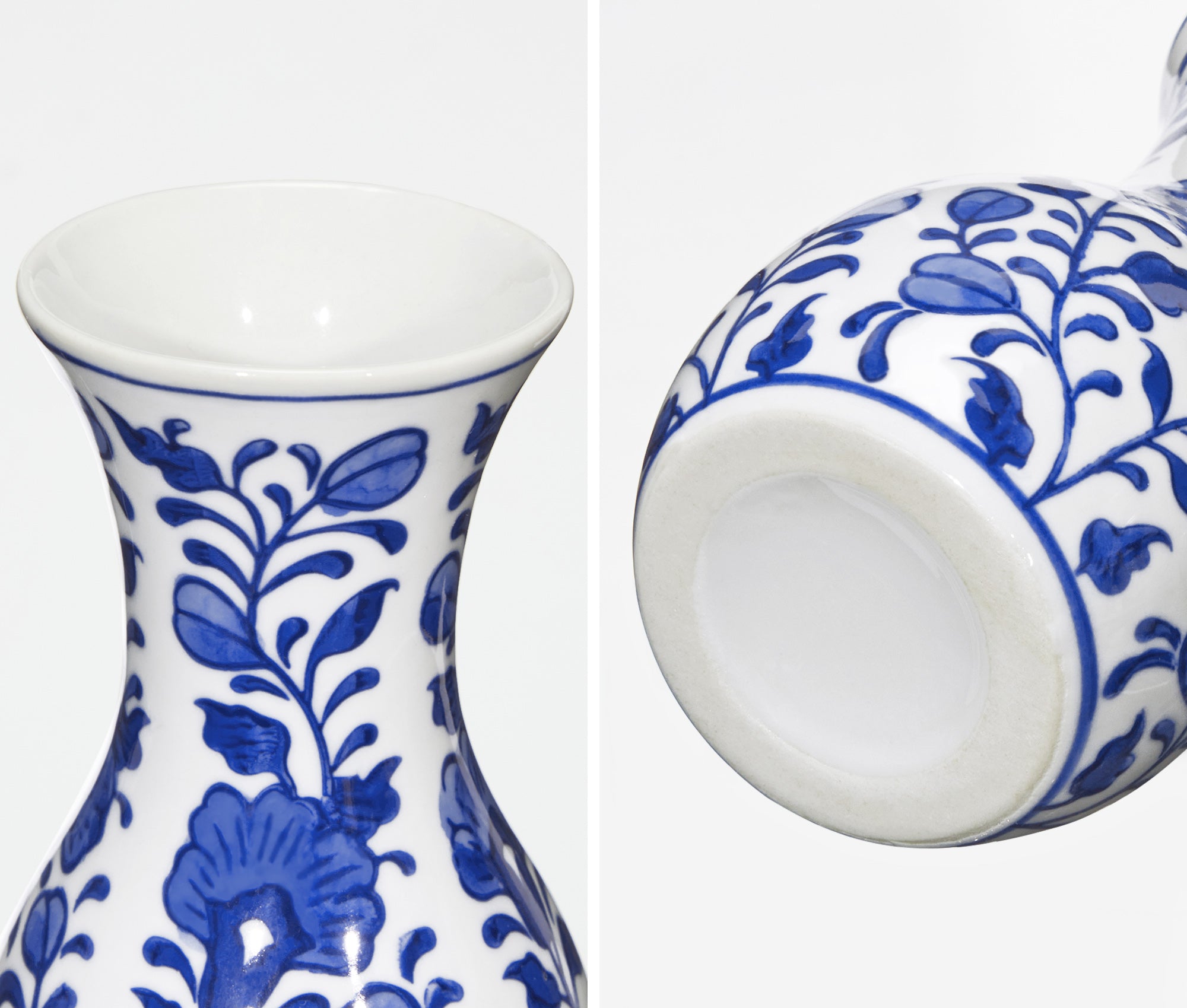 Detail of Small Blue and White Vase