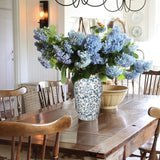 Blue and White Ceramic Vases for Floral Home Decoration