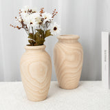 Handmade Wooden Flower Vase for Flower Arrangement