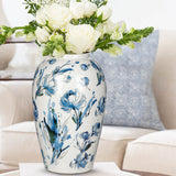 Blue and White Porcelain Vases for Floral Home Decoration