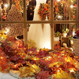 Artificial Autumn  Autumn Maple Leaf Art Scrapbooking Decor