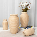 Handmade Wooden Flower Vase for Flower Arrangement