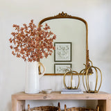 33.5" Artificial Fall Red Leaves Stems Branches