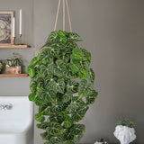 Artificial Hanging Begonia Vines Plants Fake Potted Plants with Hook