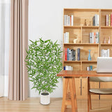 Artificial Silk Bamboo Tree Fake Floor Plants Potted - 4ft