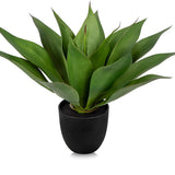 Artificial Agave Succulent Potted Plant for Home Decor - 13.4"