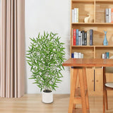 Artificial Silk Bamboo Tree Fake Floor Plants Potted - 3ft