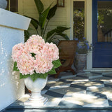 Light Pink Hydrangea Artificial Flowers Large Artificial Hydrangeas Silk Flowers for Home