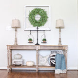 20'' Artificial Greenery Seeded Eucalyptus Wreath for Front Door