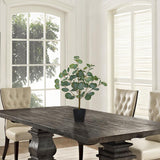 19.7'' Artificial Eucalyptus Plant Potted for Home Decor - 2pcs