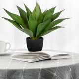 Artificial Agave Succulent Potted Plant for Home Decor - 13.4"