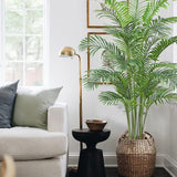 Artificial Areca Palm Plant Tree Potted with 21 Trunks - 7ft