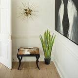 28" Artificial Snake Plant Potted Faux Sansevieria Plants