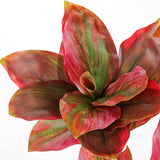 Artificial Agave Plant Fake Tropical Yucca Palm Tree with Red Leaves - 2.95ft