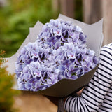 26" Artificial Purple Hydrangea Flowers -  6PCS