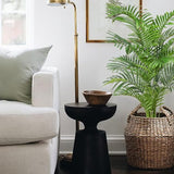 Artificial Areca Palm Plant 4.5 Feet Fake Palm Tree with 15 Trunks Real Touch Leaves