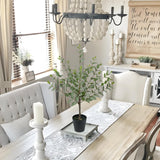 22'' Artificial Eucalyptus Plant Potted for Home Decor - 2pcs