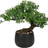Artificial Bonsai Tree Juniper Faux Plants Indoor Fake Plants Decor with Ceramic Pots