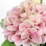 Artificial Hydrangea Silk Flowers Potted for Home Decor -  Pink