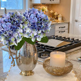 26" Artificial Blue Hydrangea Flowers -  6PCS