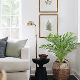 Artificial Palm Silk Tree Plant Tropical Bonsai Plants - 2ft, 2 Pack