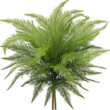 Boston Fern Plants Large Fake Greenery Shrubs 2 Pcs Faux Plant Bushes
