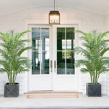 Artificial Areca Palm Plant Tree Potted with 21 Trunks - 7ft