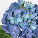 Artificial Hydrangea Silk Flowers Potted for Home Decor -  Blue