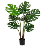 3FT Artificial Monstera Plant Fake Tropical Palm Plants Trees