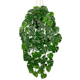 Artificial Hanging Monstera Leaves Vines Plants Fake Potted Plants with Hook