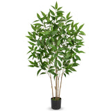Artificial Eucalyptus Tree Fake Plant Potted for Home - 5ft