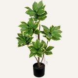 Artificial Agave Plant Fake Tropical Yucca Palm Tree with Green Leaves - 2.95ft