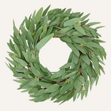 20'' Artificial Greenery Seeded Eucalyptus Wreath for Front Door