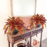 Fall Artificial Boston Ferns Plant for Home Garden Porch