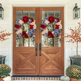 Autumn Hydrangea Wreath Fall Decoration for Door - 24"