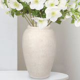 10.6" Handcrafted Tall Terracotta Flower Vase