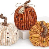 Resin Fake Corn Pumpkin Decorative Set for Thanksgiving