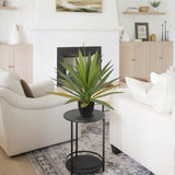 Artificial Agave Plant Fake Succulent Potted with Black Pot - 20in