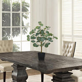 19.7'' Artificial Eucalyptus Plant Potted for Home Decor - 2pcs