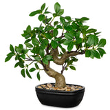 Artificial Banyan Tree Potted Fake Bonsai Tree - 8"