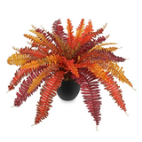 Fall Artificial Boston Fern Potted Plant for Home