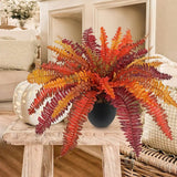 Fall Artificial Boston Fern Potted Plant for Home