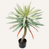 Artificial Agave Potted Fake Green Succulents Plant for Home - 17.3"
