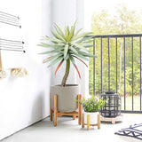 Artificial Agave Potted Fake Green Succulents Plant for Home - 17.3"