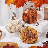 Resin Fake Corn Pumpkin Decorative Set for Thanksgiving