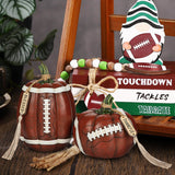 Artificial Rugby-shaped Resin Pumpkins for Thankful